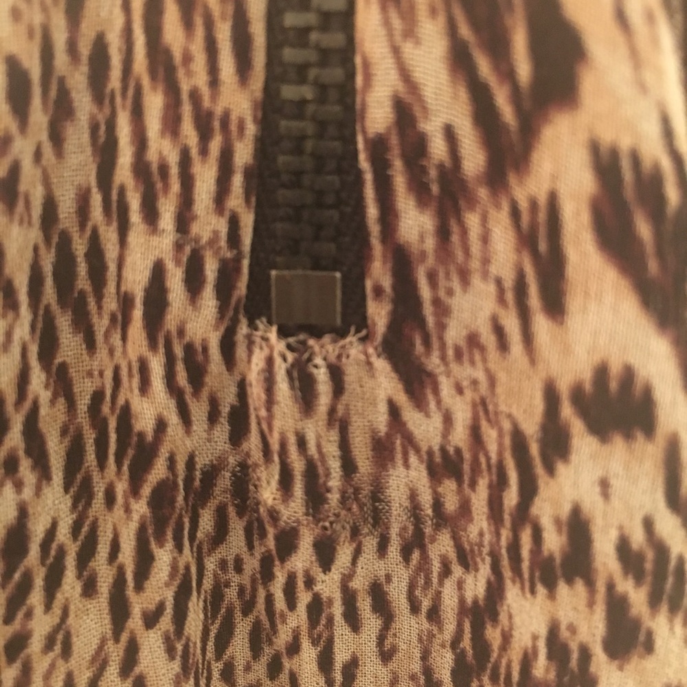 Alice + Olivia Silk Leopard Print Column Gown - image 7